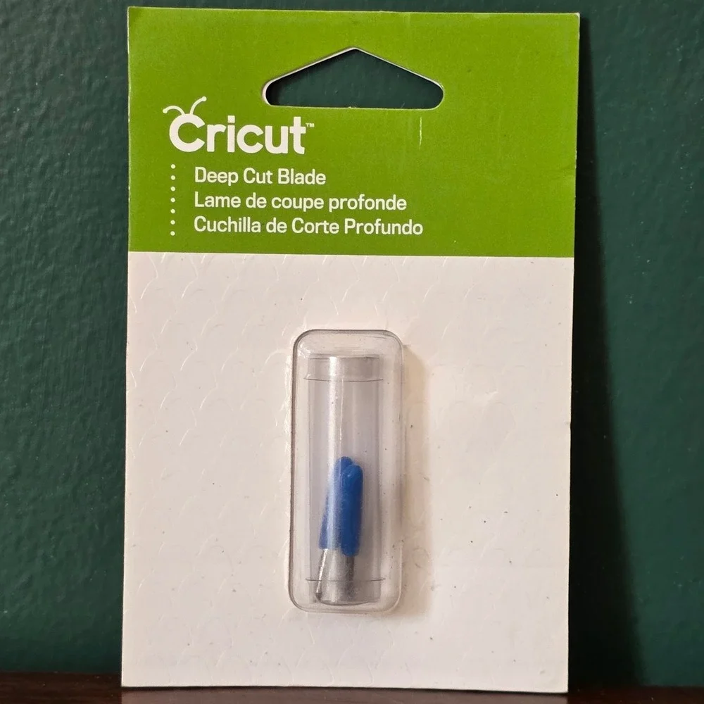 Cricut Deep Cut Blade 290630 Replacement for Thicker Materials New Carded